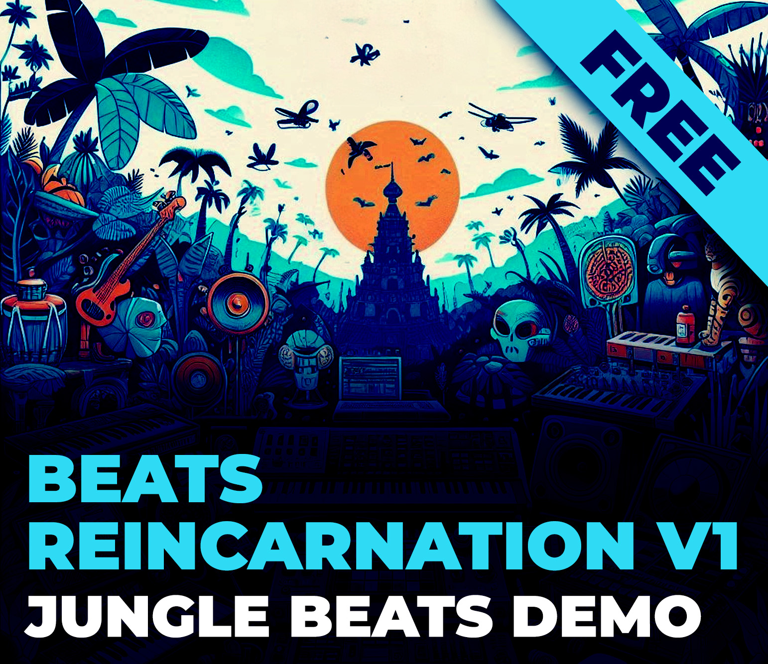 Tone Sharp - Beats Reincarnation v1 - Jungle Beats Demo - Free Pack