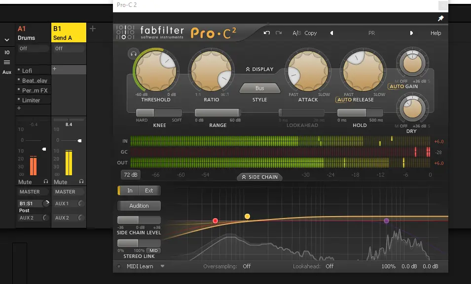 Drum Parallel Compression Settings