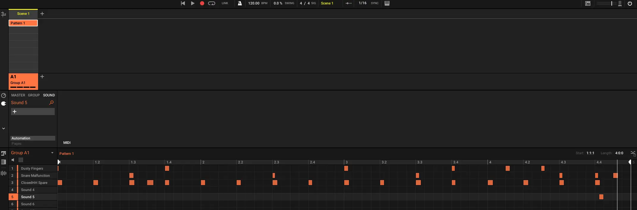 Maschine Pattern Programming