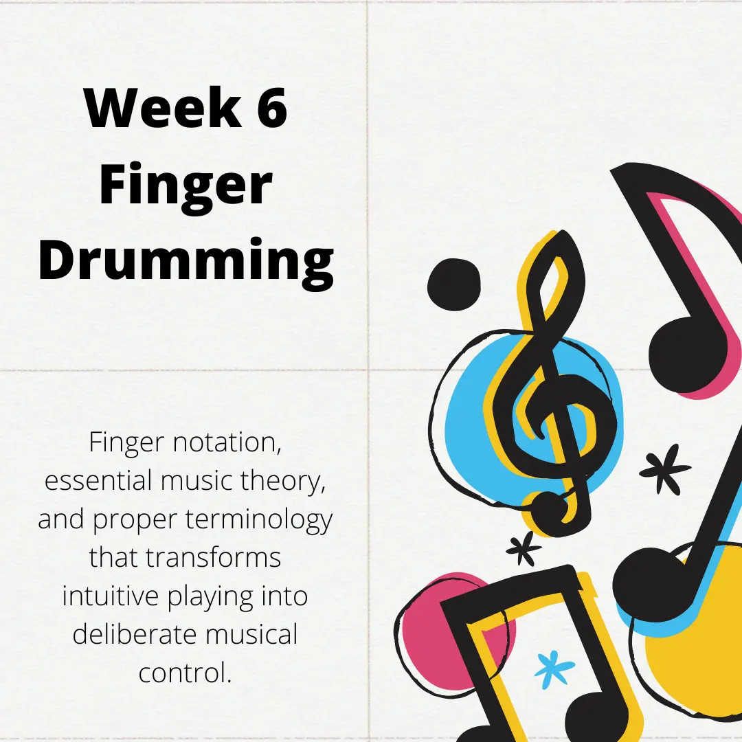 Week 6 Finger Drumming - The Language Behind the Movement