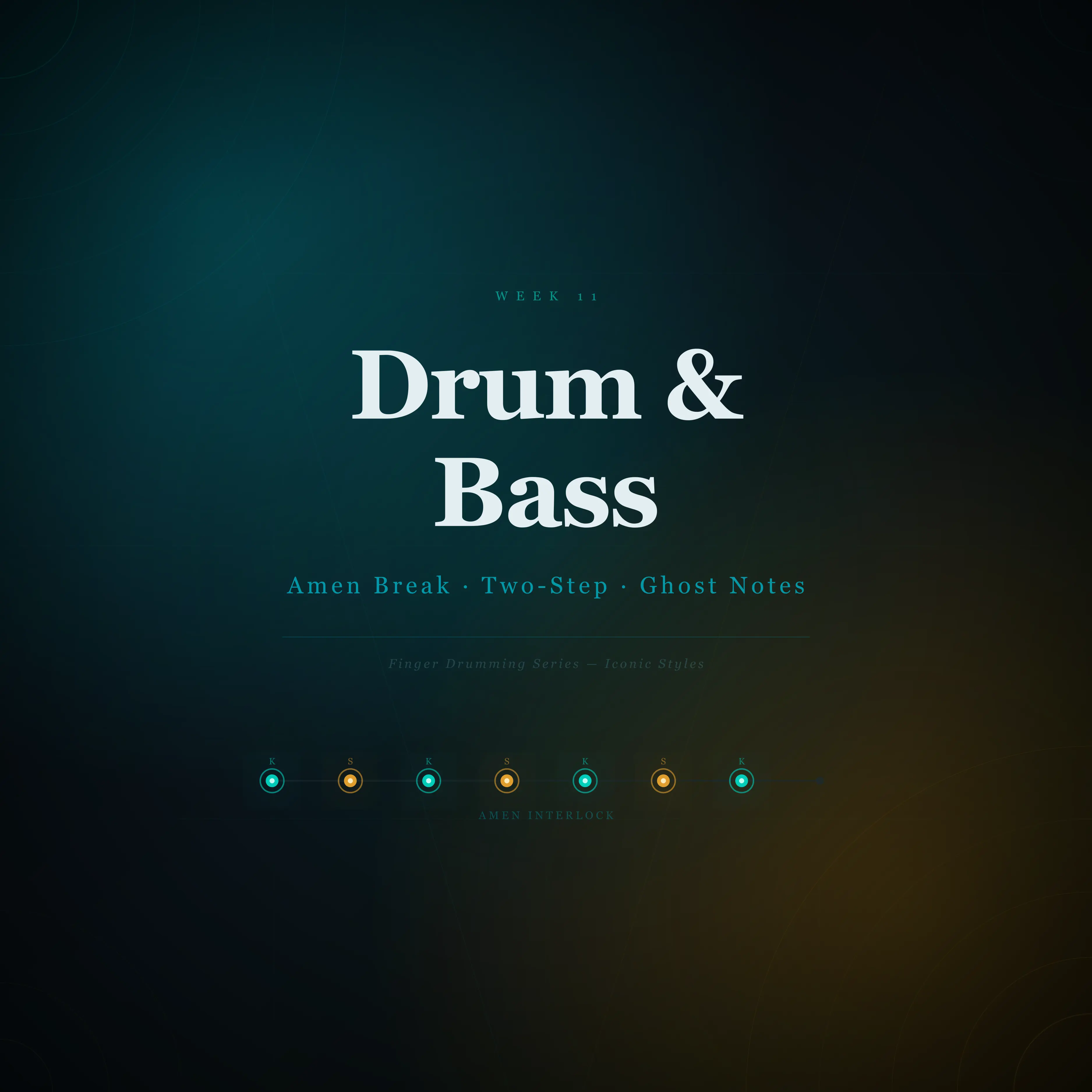 Week 11 - Drum & Bass | Amen Break & Two-Step Groove