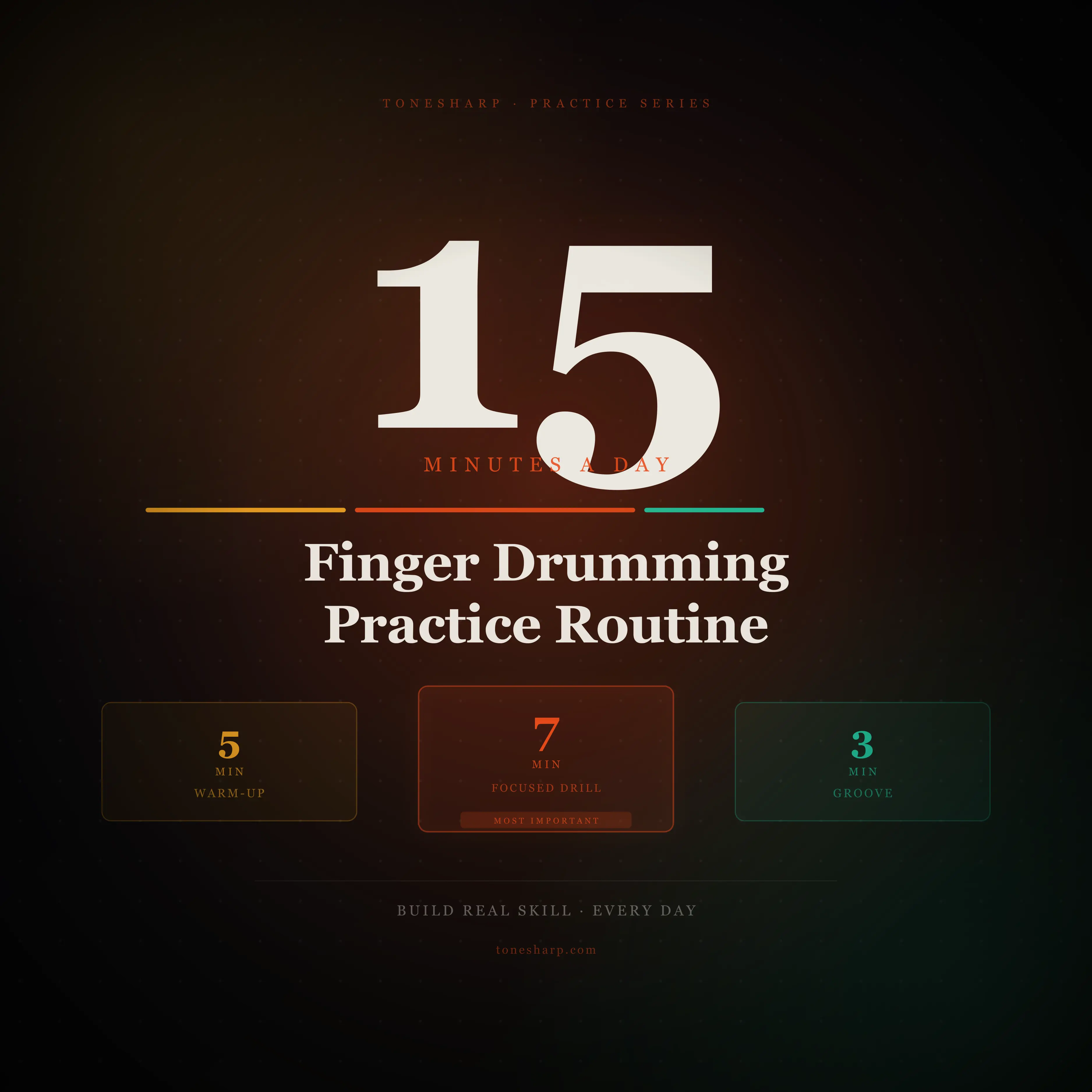 How to Practice Finger Drumming: A 15-Minute Daily Routine That Actually Works