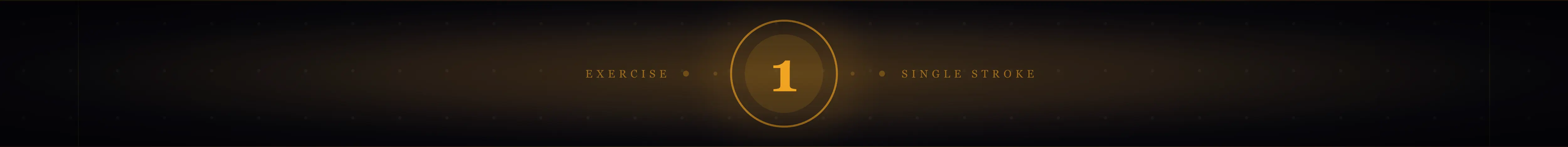 Single stroke roll finger drumming exercise