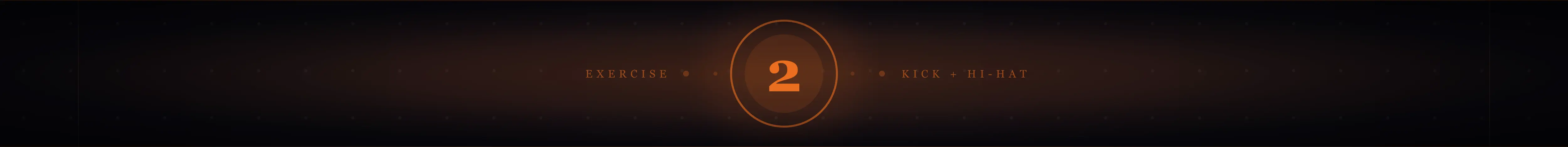 Kick and hi-hat coordination exercise