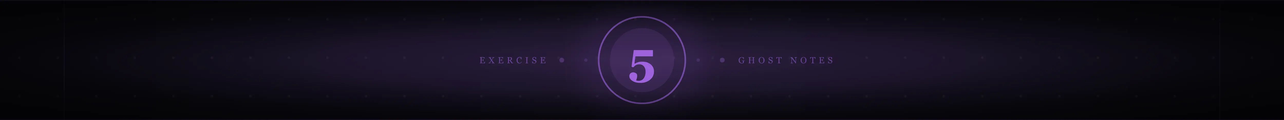 Ghost notes on the snare pad exercise