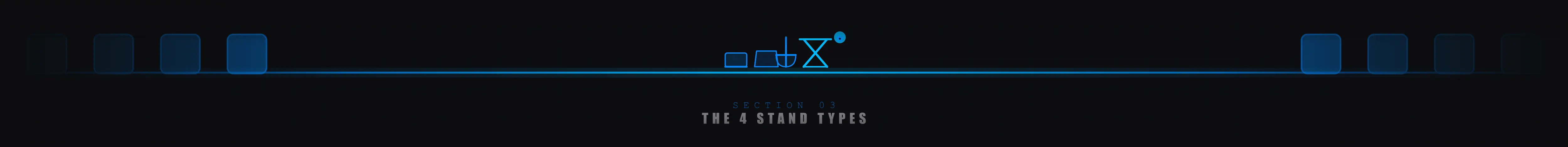 Stand types section