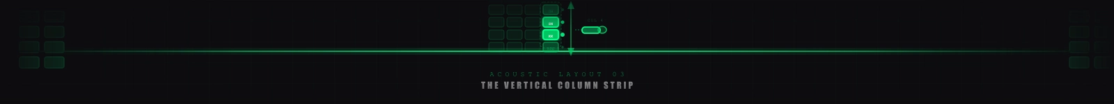 Core Acoustic Layout 3: The Vertical Column Strip