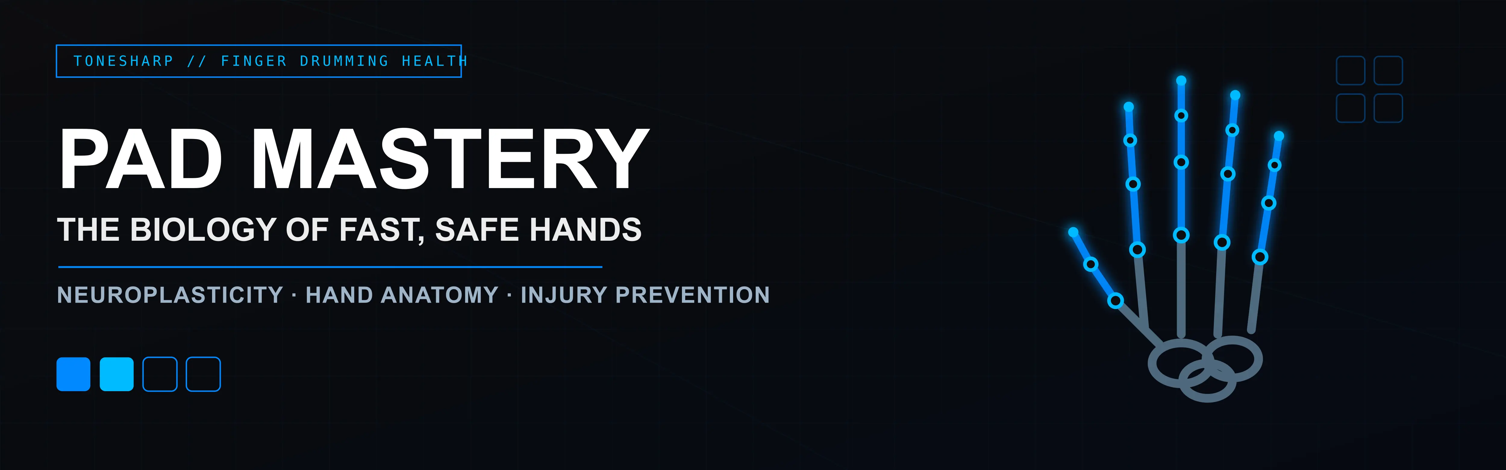 the biology of finger drumming pad mastery - neuroplasticity, hand anatomy, tendon health, and injury prevention for pad controller players