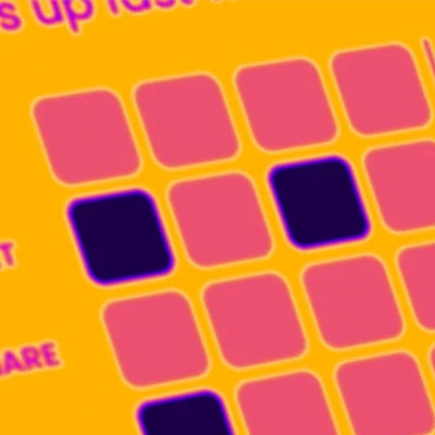 Week 2 finger drumming warm-ups and beginner beat patterns on drum pads.