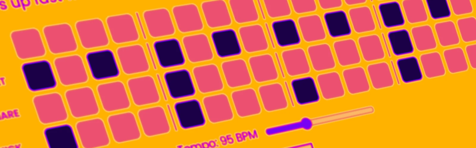 Week 2 finger drumming warm-ups and beginner beat patterns on drum pads.